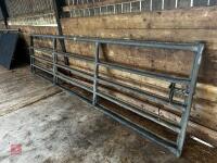 2 X 15' GALVANISED YARD GATES - 7