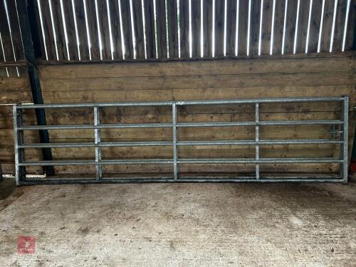 2 X 15' IAE GALVANISED YARD GATES