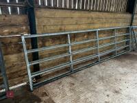 2 X 15' IAE GALVANISED YARD GATES - 4