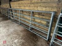 2 X 15' IAE GALVANISED YARD GATES - 5