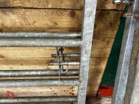 2 X 15' IAE GALVANISED YARD GATES - 6