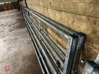 2 X 15' IAE GALVANISED YARD GATES - 7