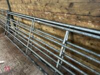 2 X 15' IAE GALVANISED YARD GATES - 6