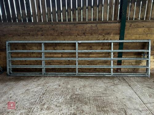 2 X 15' IAE GALVANISED YARD GATES