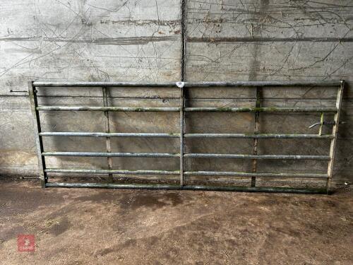 10' HD GALVANISED YARD GATE