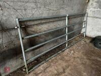 10' HD GALVANISED YARD GATE - 3