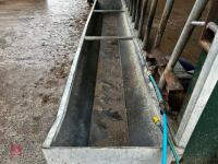 15' GALVANISED FEED BARRIER & TROUGH - 3