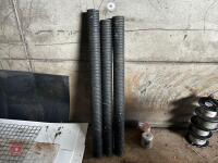 3 LENGTHS OF 4'' DRAINAGE PIPE - 3