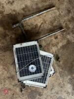 4 SOLAR PANEL AND STANDS - 2