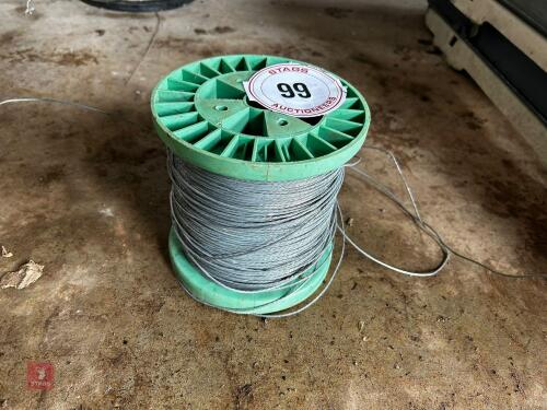 PART REEL OF METAL ELECTRIC FENCE WIRE