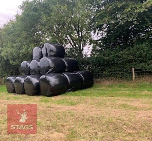 20 ROUND HAYLAGE BALES