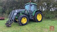 JOHN DEERE 6310SE 4WD TRACTOR C/W QUICKE 445 LOADER - 24