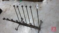 WROUGHT IRON BOOT RACK - 2