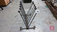 WROUGHT IRON BOOT RACK - 3