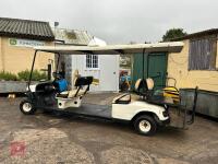 WHITE GOLF BUGGY - 2