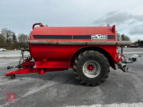 2012 VT 2300G HI-SPEC SLURRY TANKER