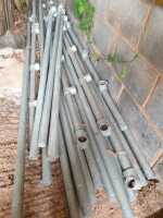 40MM X 3MM STEEL TUBE AND CLAMPS