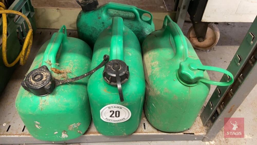 4 FUEL CANS