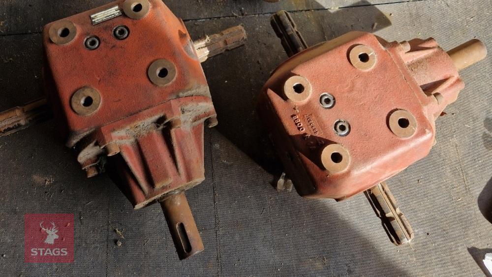 2 X MOWER GEAR BOXES