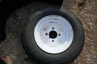 CAR TRAILER WHEEL & TYRE - 4