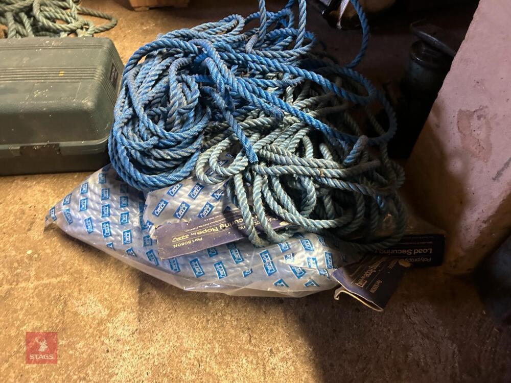 LRG QTY OF NEW 32MM ROPE