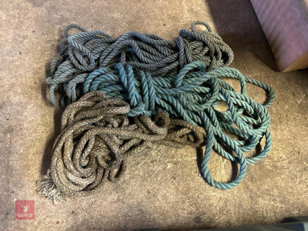 QTY OF USED ROPE