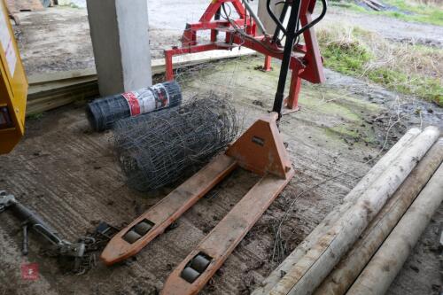 LOAD SURFER HAND PALLET TRUCK (S/R)