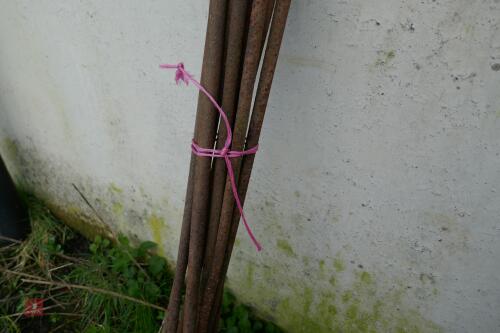 9 METAL NETTING SUPPORT STAKES