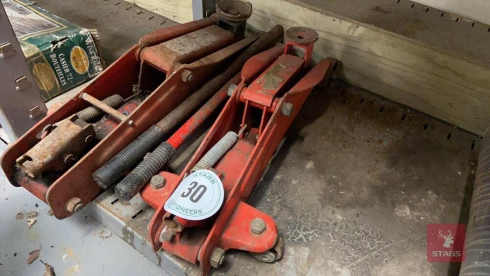 2 TROLLEY JACKS