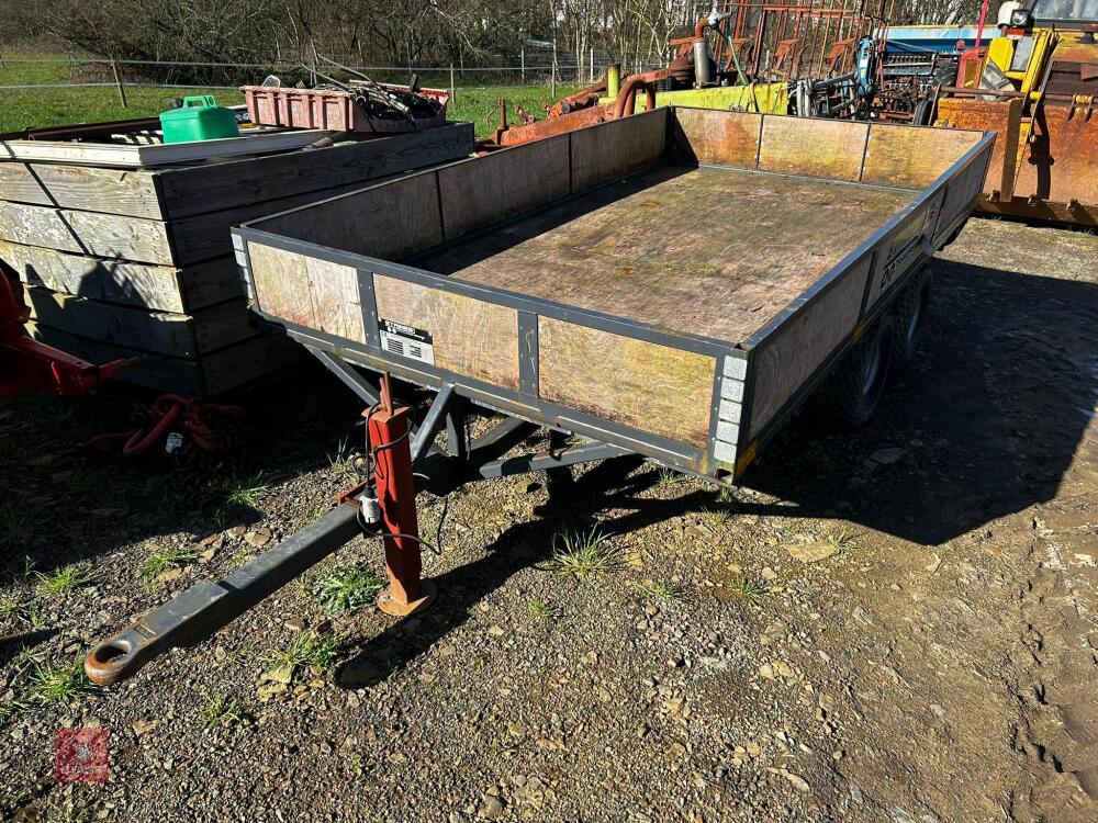 2021 STAINES TWIN AXLE FLATBED TRAILER