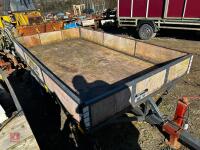 2021 STAINES TWIN AXLE FLATBED TRAILER - 14