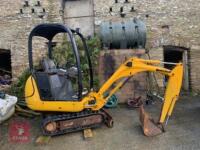 2008 JCB 8014 MINI DIGGER (S/R)