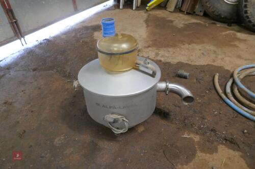 ALFA-LAVAL MILK RECEIVER