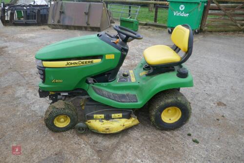 2012 JOHN DEERE X300 RIDE ON LAWNMOWER