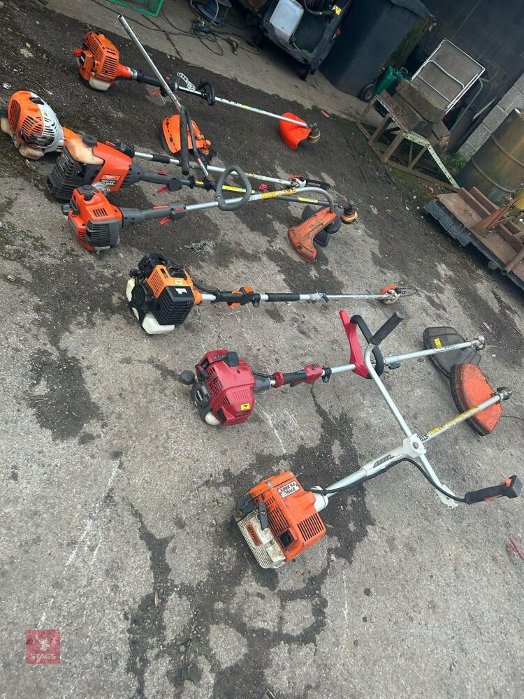 7 MIXED PETROL STRIMMERS