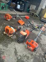 7 MIXED PETROL STRIMMERS - 2