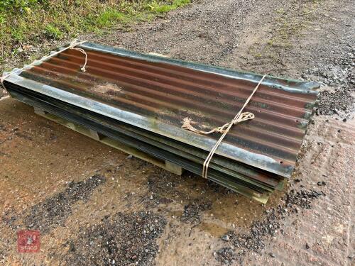 18 X 6' SHEETS OF CORRUGATED TIN