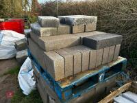 3 PALLETS OF 4'' BREEZE BLOCKS (10) - 6