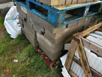 3 PALLETS OF 4'' BREEZE BLOCKS (10) - 7