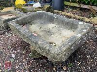 SANDSTONE SINK TROUGH/PLANTER (8) - 2