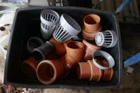 BOX OF ASSORTED PLUMBING FITTINGS - 4