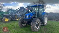 2005 NEW HOLLAND TS110A 4WD TRACTOR