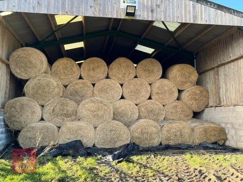 50 ROUND BALES OF HAY (BIDS PER BALE)