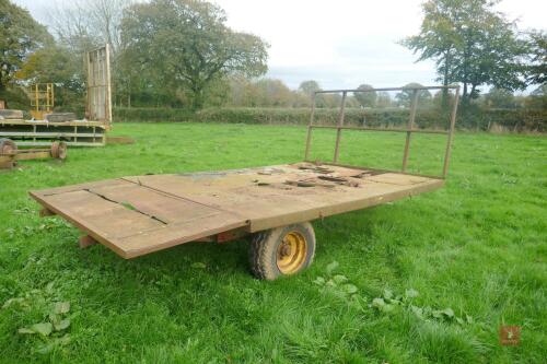 13'6" FLAT BED TIPPING TRAILER