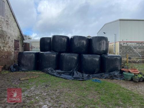 31 4' ROUND BALES OF HAYLAGE