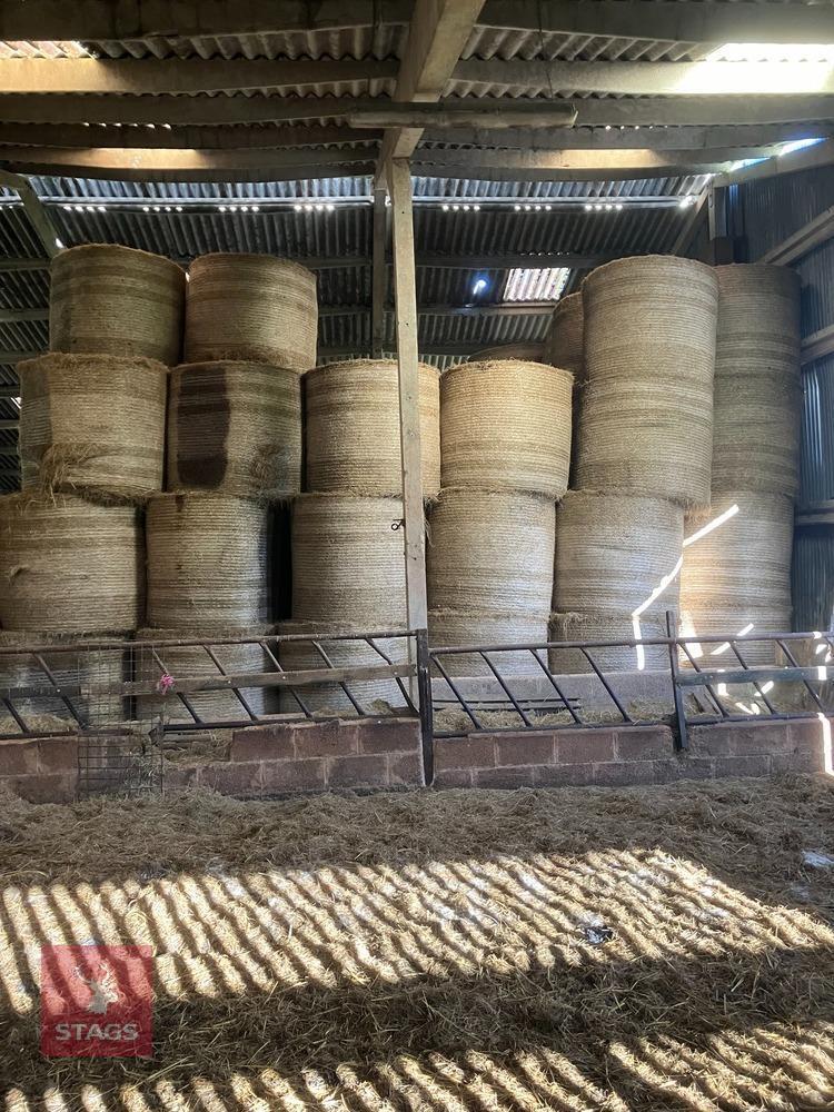 25 ROUND BALES OF MEADOW HAY