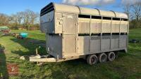 12' GRAHAM EDWARDS LIVESTOCK TRAILER