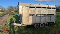 12' GRAHAM EDWARDS LIVESTOCK TRAILER - 2