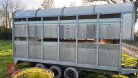 12' GRAHAM EDWARDS LIVESTOCK TRAILER - 16