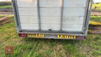 12' GRAHAM EDWARDS LIVESTOCK TRAILER - 18